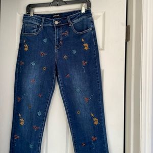 Charlie B embroidered jeans